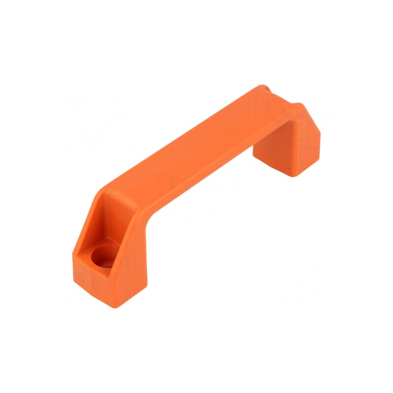 Manetă tehnopolimer portocalie 41x137x26mm | Electronic-mag.ro | Componente Electronice