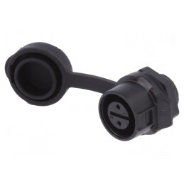 Conector Circular Soclu 12 2-PIN Aurit 5A Mamă | Electronic-mag.ro | Componente Electronice