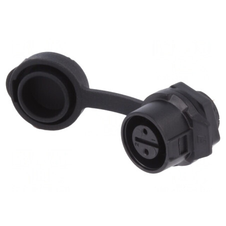 Conector Circular Soclu 12 2-PIN Aurit 5A Mamă | Electronic-mag.ro | Componente Electronice