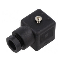 Conector Valvă Mufă 18mm 3 PIN 90° | Electronic-mag.ro | Componente Electronice