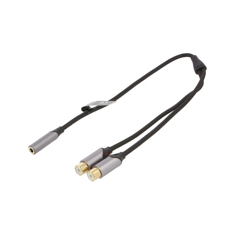 Cablu Audio Jack 3,5mm la RCA Aurit 0,3m | Electronic-mag.ro | Componente Electronice