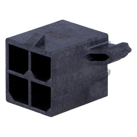 Soclu cablu-placă Mega-Fit 5,7mm 4 pini 23A THT | Electronic-mag.ro | Componente Electronice