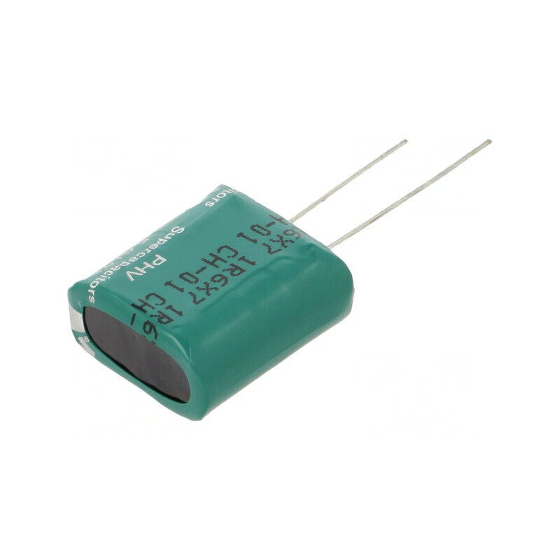 Supercondensator THT 2.5F 5.4V 5.3mm 75mΩ | Electronic-mag.ro | Componente Electronice