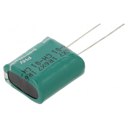 Supercondensator THT 2.5F 5.4V 5.3mm 75mΩ | Electronic-mag.ro | Componente Electronice