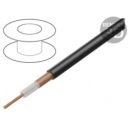 Cablu Coaxial RG213 Cu LSZH Negru 10,3mm Eca | Electronic-mag.ro | Componente Electronice