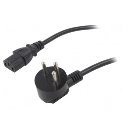 Cablu Alimentare IEC C13 Mamă 3x0,75mm2 PVC | Electronic-mag.ro | Componente Electronice