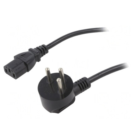 Cablu Alimentare IEC C13 Mamă 3x0,75mm2 PVC | Electronic-mag.ro | Componente Electronice