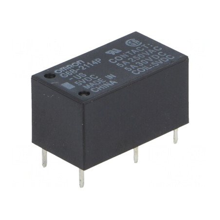 Releu Electromagnetic SPST-NO/SPST-NC 5VDC | Electronic-mag.ro | Componente Electronice