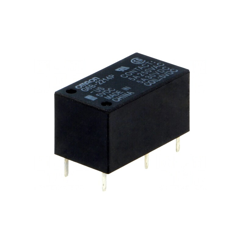 Releu Electromagnetic DPST-NO 5VDC 5A | Electronic-mag.ro | Componente Electronice