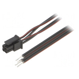 Cablu Micro-Fit 3.0 4P 0.4m 4A PVC