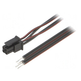 Cablu Micro-Fit 3.0 4P 0.4m 4A PVC | Electronic-mag.ro | Componente Electronice