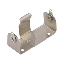 Suport Aluminiu pentru Baterie R14 cu Șurub | Electronic-mag.ro | Componente Electronice