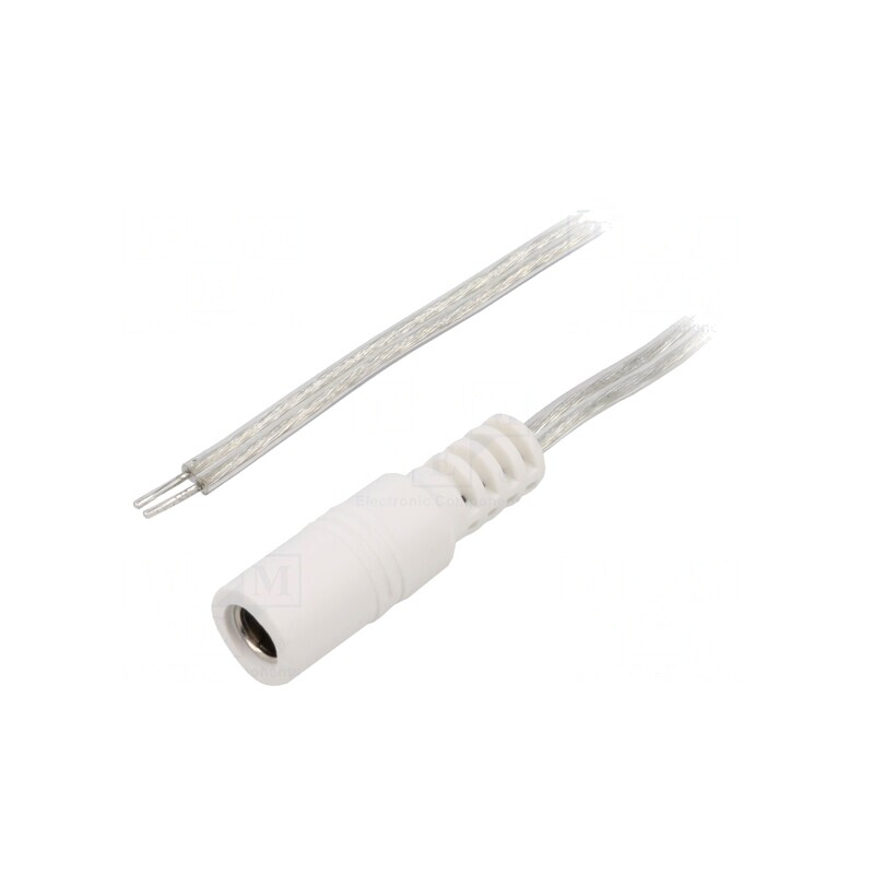 Cablu DC 5,5/2,1 Transparent 2m 2x0,5mm² | Electronic-mag.ro | Componente Electronice Cablu DC 5,5/2,1 Transparent 2m 2x0,5mm² | Electronic-mag.ro | Componente Electronice