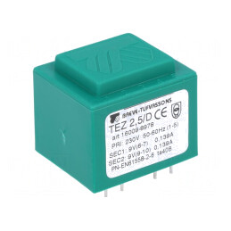 Transformator încapsulat 2,5VA 230V 9V 138mA | Electronic-mag.ro | Componente Electronice