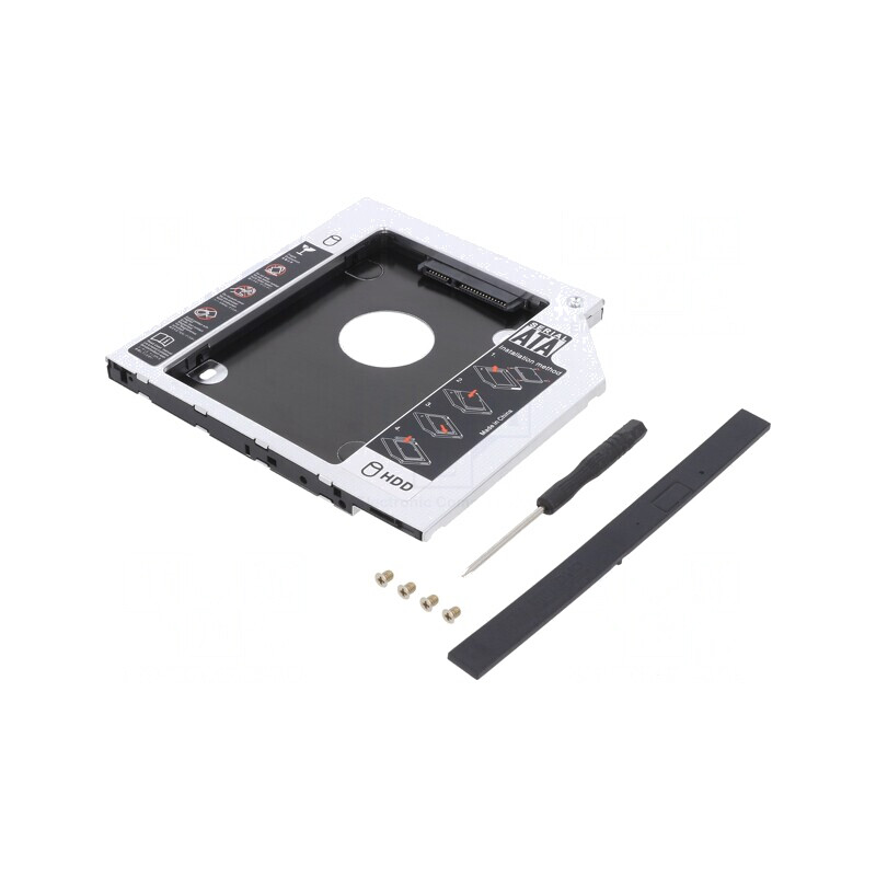 Carcasă hard discuri 2.5 inch aluminiu 122x122x9.5 mm | Electronic-mag.ro | Componente Electronice Carcasă hard discuri 2.5 inch aluminiu 122x122x9.5 mm | Electronic-mag.ro | Componente Electronice