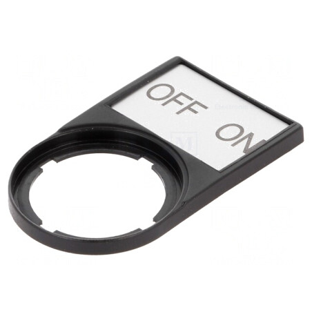 Cadru Plăcuţă Descriptivă Titan 30x50mm | Electronic-mag.ro | Componente Electronice