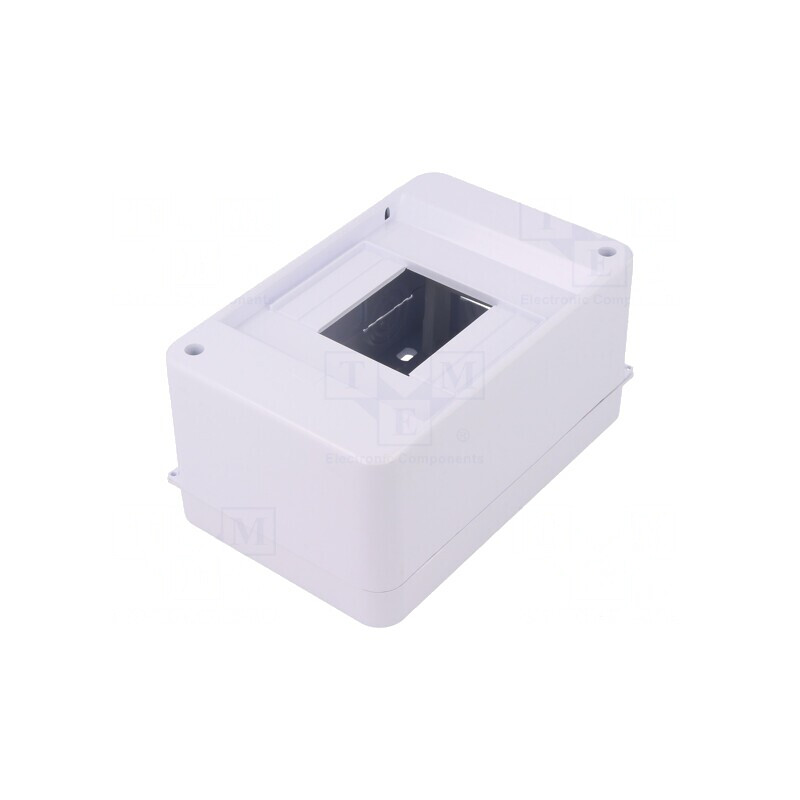 Carcasă modulară albă IP30 4 moduli ABS | Electronic-mag.ro | Componente Electronice