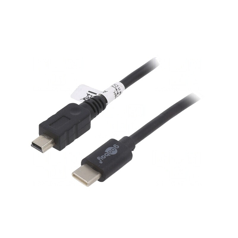 Cablu USB 3.1 USB B mini la USB C 0,5m Negru | Electronic-mag.ro | Componente Electronice Cablu USB 3.1 USB B mini la USB C 0,5m Negru | Electronic-mag.ro | Componente Electronice
