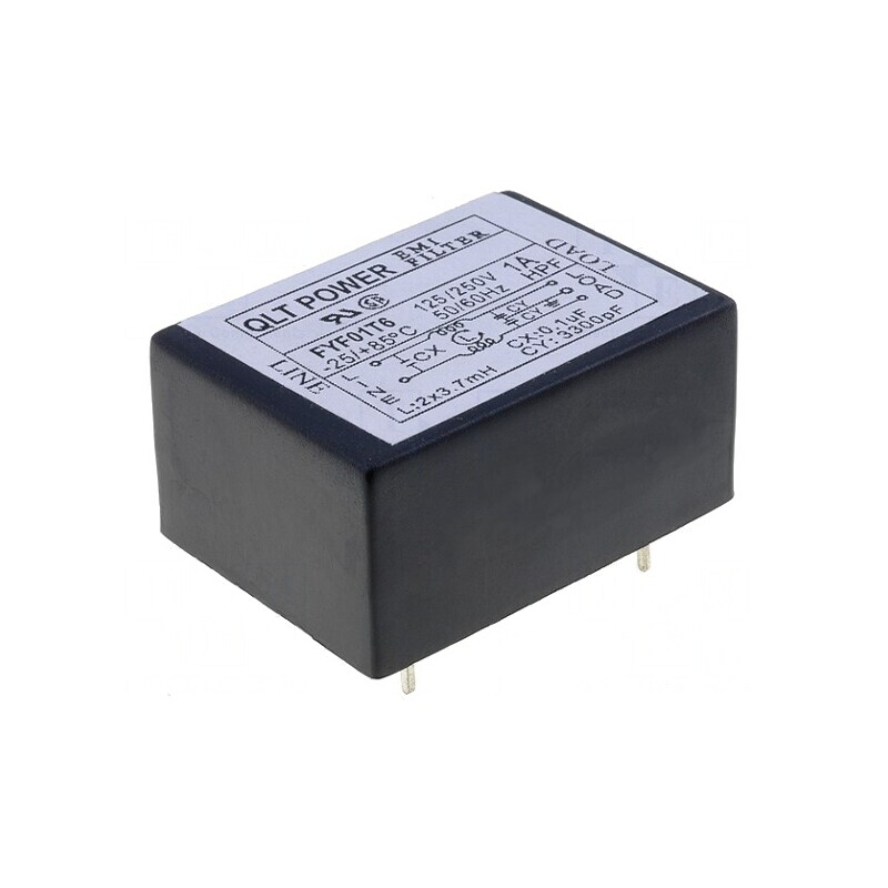 Filtru Anti-Interferențe 250VAC 100nF 3,3nF 3,7mH THT | Electronic-mag.ro | Componente Electronice