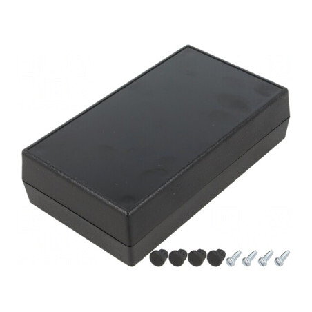 Carcasă Universală ABS Neagră 82x142x38mm | Electronic-mag.ro | Componente Electronice