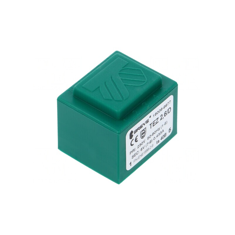 Transformator Încapsulat 2.6VA 230V 6V PCB IP00 | Electronic-mag.ro | Componente Electronice