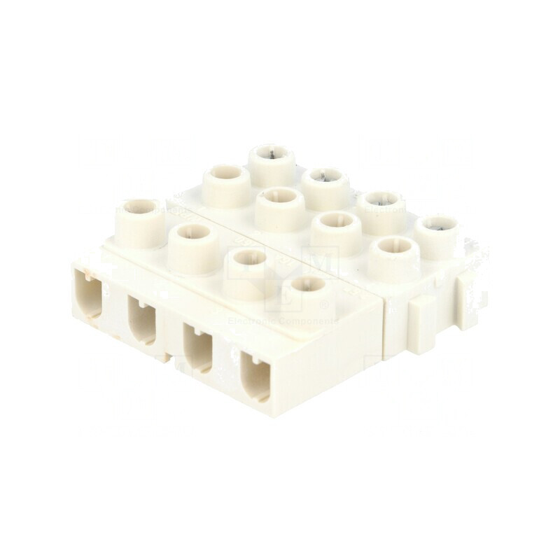 Regletă de Conexiuni Deconectabilă 4 Piste 0,5-2,5mm2 450V | Electronic-mag.ro | Componente Electronice