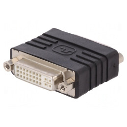 Adaptor DVI-I Dual Link Negru | Electronic-mag.ro | Componente Electronice