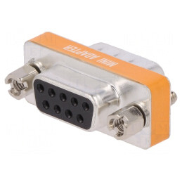 Adaptor D-Sub 9 Pin Soclu la 9 Pin Mufă | Electronic-mag.ro | Componente Electronice