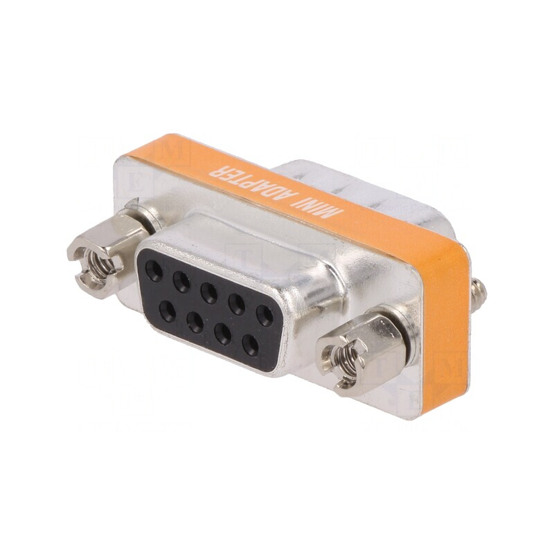 Adaptor D-Sub 9 Pin Soclu la 9 Pin Mufă | Electronic-mag.ro | Componente Electronice