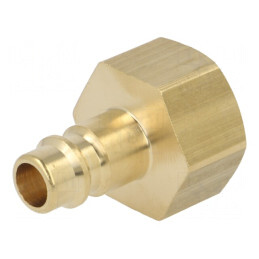 Conector rapid alamă 35mm G 1/2 0-35bar 1000l/min | Electronic-mag.ro | Componente Electronice