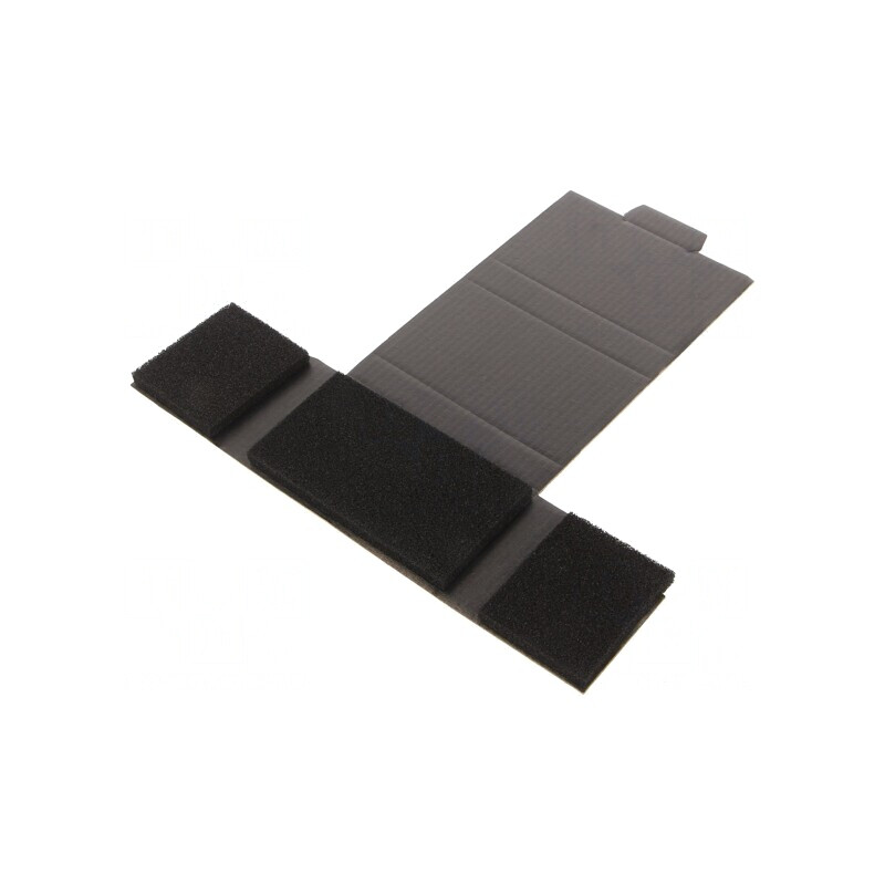 Cutie ESD 100x60x15mm Carton Negru | Electronic-mag.ro | Componente Electronice