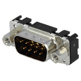 Conector D-Sub 9-Pin Tată Drept THT UNC 4-40 | Electronic-mag.ro | Componente Electronice