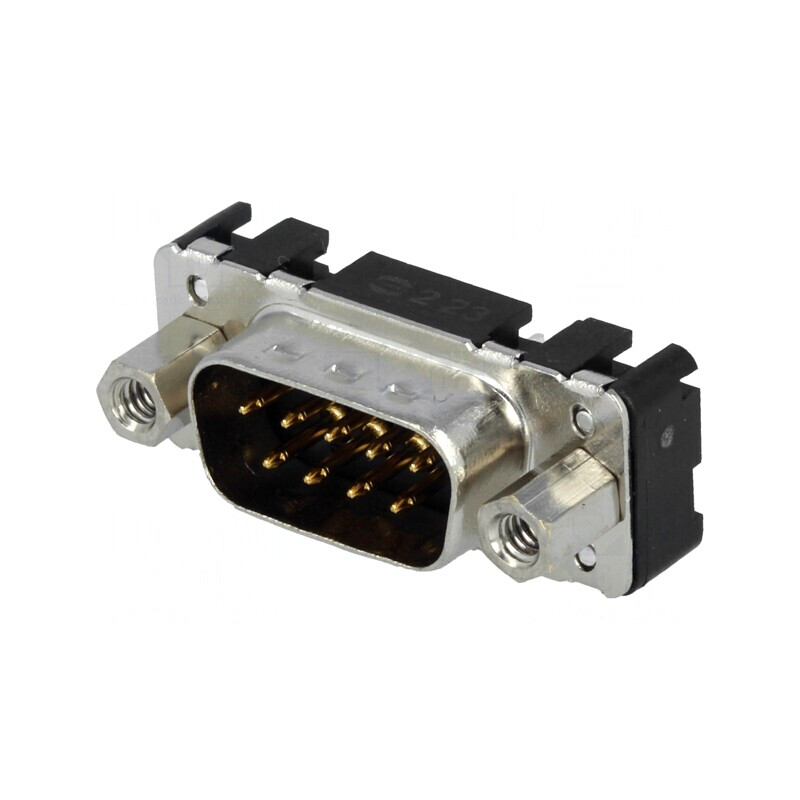 Conector D-Sub 9-Pin Tată Drept THT UNC 4-40 | Electronic-mag.ro | Componente Electronice