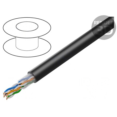Cablu Ethernet PVC 5e 24AWG | Electronic-mag.ro | Componente Electronice