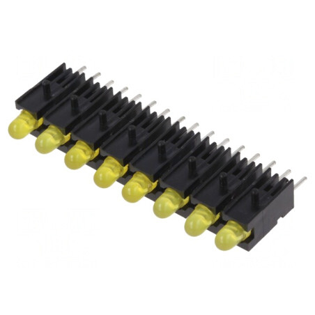 LED galben 2,8mm 20mA 60° 10-20mcd | Electronic-mag.ro | Componente Electronice