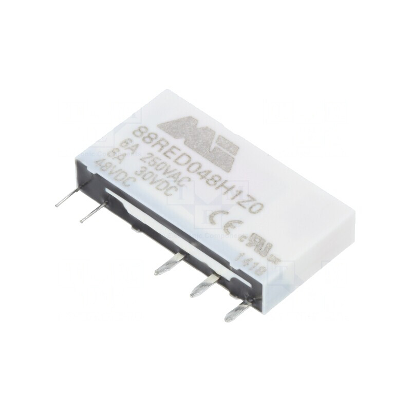 Releu Electromagnetic SPDT 48VDC 6A 250VAC | Electronic-mag.ro | Componente Electronice Releu Electromagnetic SPDT 48VDC 6A 250VAC | Electronic-mag.ro | Componente Electronice