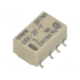 Releu Electromagnetic 3VDC DPDT 1A | Electronic-mag.ro | Componente Electronice