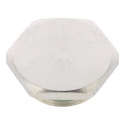 Capac de protecție IP68 M25 1,5 alamă nichelată | Electronic-mag.ro | Componente Electronice