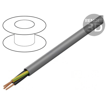Cablu HELUCONTROL JZ-520 HMH 3G1.5mm2 300V 500V | Electronic-mag.ro | Componente Electronice