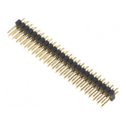 Şir Pini 48PIN 2.54mm THT 2x24 Aurit | Electronic-mag.ro | Componente Electronice