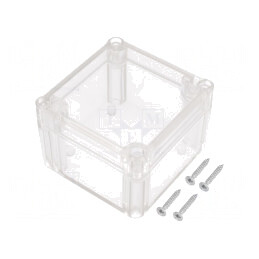 Carcasă Universală ABS Semitransparentă 80x82x55mm | Electronic-mag.ro | Componente Electronice