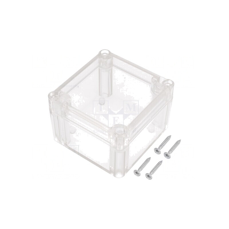Carcasă Universală ABS Semitransparentă 80x82x55mm | Electronic-mag.ro | Componente Electronice
