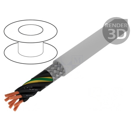 Cablu ÖLFLEX Classic 115 CY 7G0,75mm2 PVC Gri 300V/500V | Electronic-mag.ro | Componente Electronice