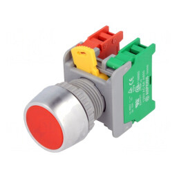Comutator Acționat Prin Apăsare 22mm 1NC NO | Electronic-mag.ro | Componente Electronice