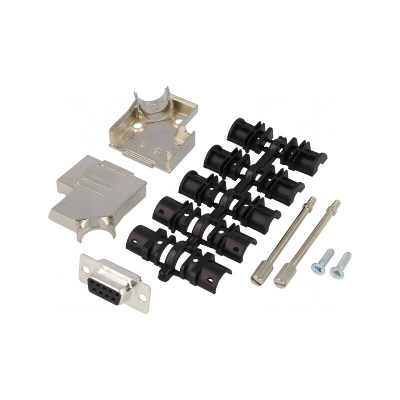 D-Sub 9 pini mufă mamă pentru cablu neagră set complet | Electronic-mag.ro | Componente Electronice D-Sub 9 pini mufă mamă pentru cablu neagră set complet | Electronic-mag.ro | Componente Electronice