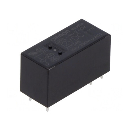 Releu Electromagnetic SPST-NO 12V 16A PCB | Electronic-mag.ro | Componente Electronice