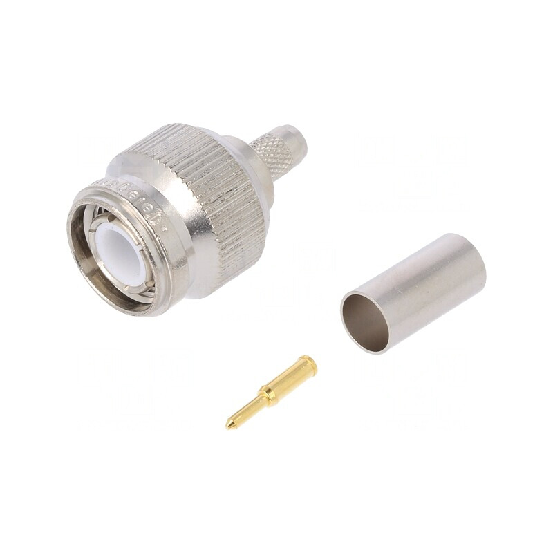 Mufă TNC Tată Drept 50Ω Crimp PTFE RG223 RG400 | Electronic-mag.ro | Componente Electronice