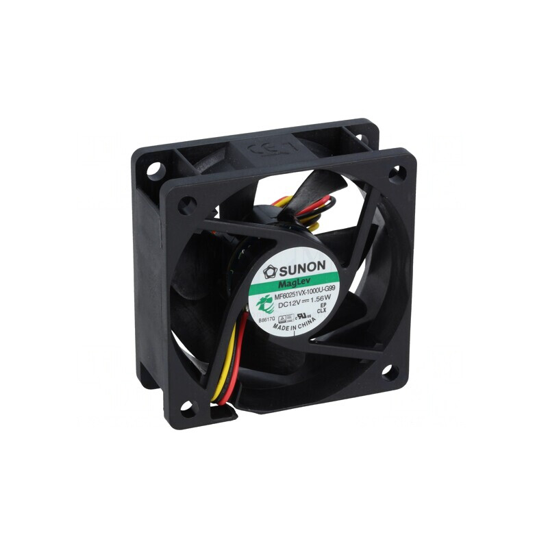 Ventilator Axial 12VDC 60x60x25mm | Electronic-mag.ro | Componente Electronice