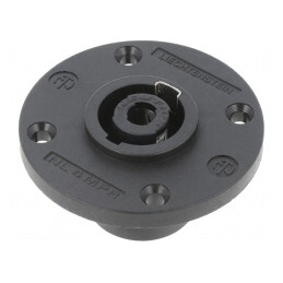 Conector Panou Speakon 4 Poli Rotund | Electronic-mag.ro | Componente Electronice