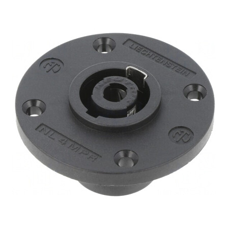 Conector Panou Speakon 4 Poli Rotund | Electronic-mag.ro | Componente Electronice
